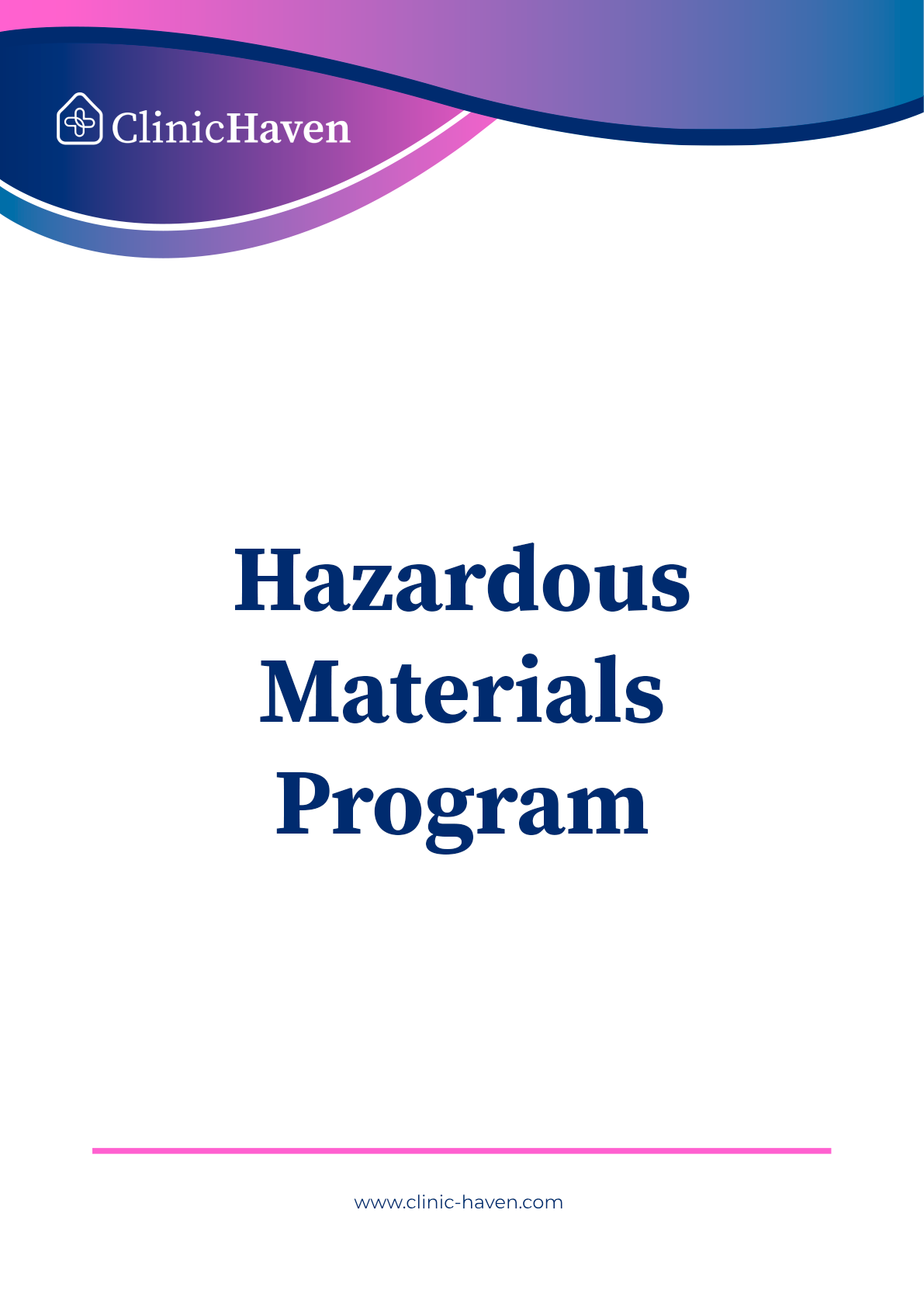 Hazardous Materials Program - CA Standard